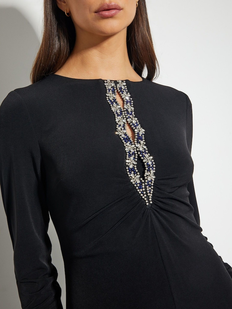 Monsoon Tess Jerseykleid mit Verzierung - Bild 2 von 4 Monsoon Tess Jerseykleid mit Verzierung - Bild 2 von 4