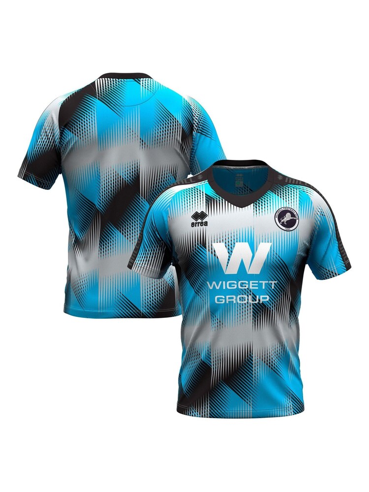 Fanatics Blue/Grey Millwall Third Pre Match Shirt - Image 1 of 3 Fanatics Blue/Grey Millwall Third Pre Match Shirt - Image 1 of 3