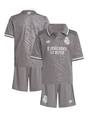 adidas Grey Real Madrid Third Minikit 2024-25 - Image 5 of 5