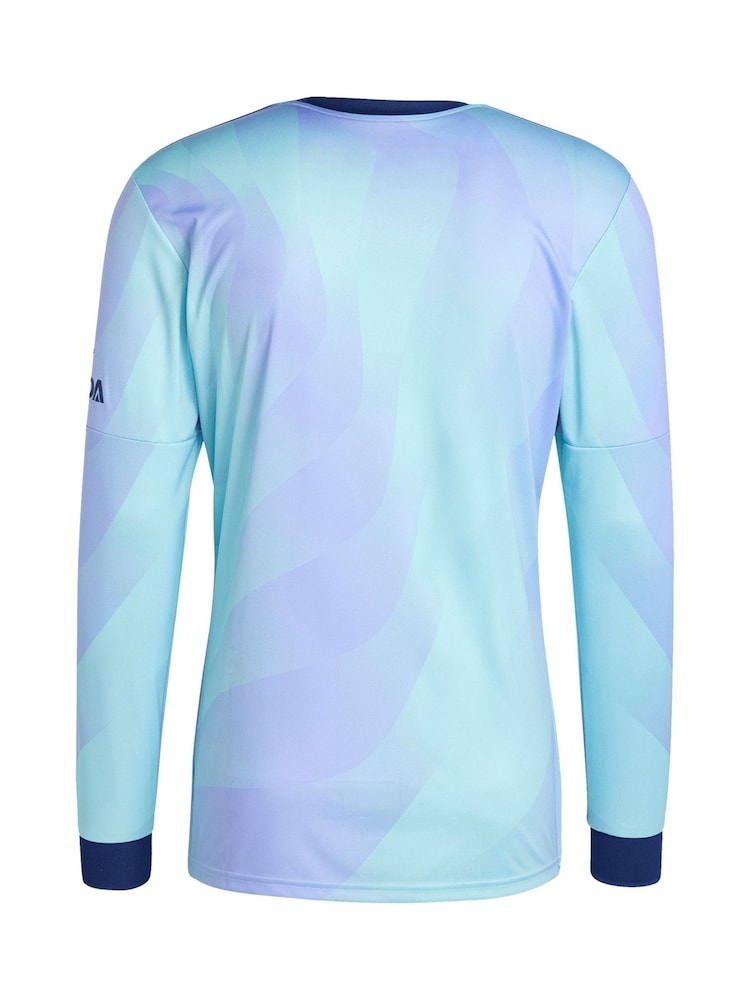 adidas Blue Arsenal Third 2024-25 Long Sleeve Shirt - Image 5 of 5