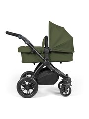 Ickle Bubba Black/Woodland Stomp Luxe All in One i-Size Travel System with ISOFIX Base - Image 3 of 6
