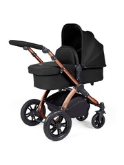 Ickle Bubba Bronze Midnight Black Stomp Luxe All in One i-Size Travel System with ISOFIX Base - Image 2 of 6