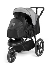 Ickle Bubba Space Grey Venus Prime Jogger I Size Travel System and Isofix Base Three Wheel Pushchair - Image 2 of 6