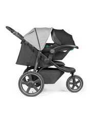 Ickle Bubba Space Grey Venus Prime Jogger I Size Travel System and Isofix Base Three Wheel Pushchair - Image 5 of 6