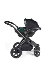 Ickle Bubba Black Midnight Black Stomp Luxe All in One i-Size Travel System with ISOFIX Base - Image 5 of 6