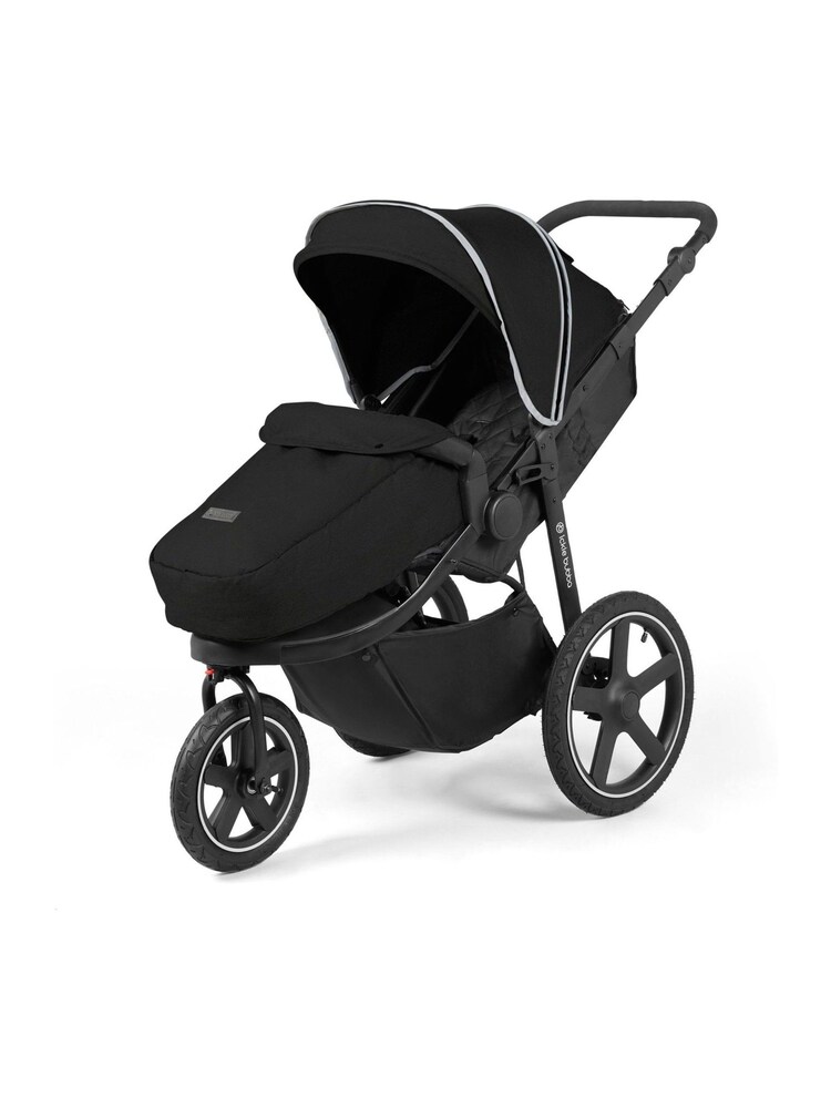 Ickle Bubba Black Venus Max Jogger Size Travel System and Isofix Three Wheel Pushchair - Image 2 of 6 Ickle Bubba Black Venus Max Jogger Size Travel System and Isofix Three Wheel Pushchair - Image 2 of 6