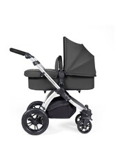 Ickle Bubba Silver Charcoal Grey Black Stomp Luxe All in One i-Size Travel System with ISOFIX Base - Image 3 of 6