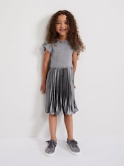 Phase Eight Silver Jayla Silver Knit Dress - Image 1 of 7