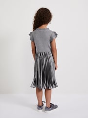 Phase Eight Silver Jayla Silver Knit Dress - Image 2 of 7