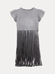 Phase Eight Silver Jayla Silver Knit Dress - Image 7 of 7