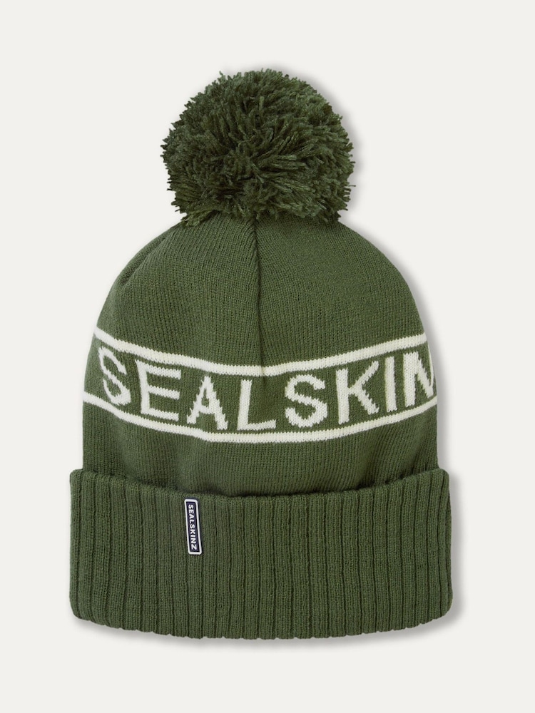 Sealskinz Heacham Waterproof Cold Weather Icon Bobble Hat - Image 1 of 2