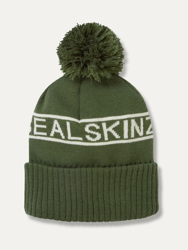 Sealskinz Heacham Waterproof Cold Weather Icon Bobble Hat - Image 2 of 2