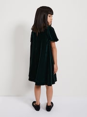 Phase Eight Green Beatrice Velvet Swing Dress - Image 2 of 7