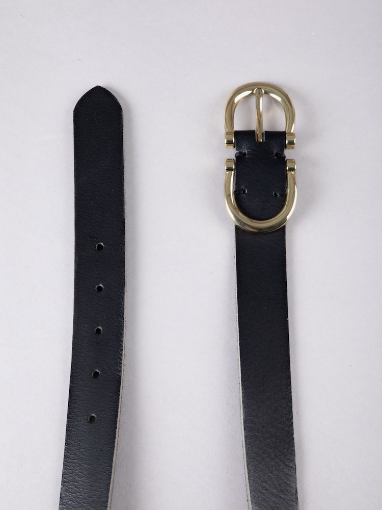 Negro - Lakeland Leather Bowness Dual Buckle Belt - Imagen 3 de 3