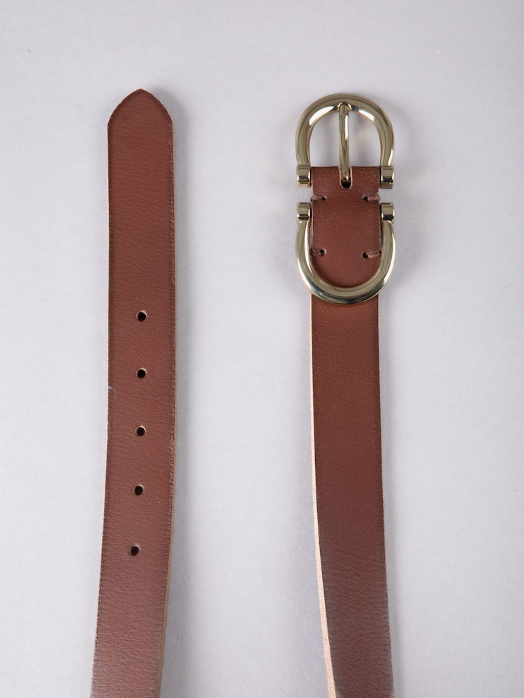 Marrón - Lakeland Leather Bowness Dual Buckle Belt - Imagen 3 de 3