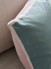 Teal Blue 50 x 50cm Two Tone Cushion - Image 3 of 6