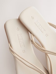 Bone Leather Standard/Wide Fit Forever Comfort® Square Toe Knotted Toe Thong - Image 10 of 10
