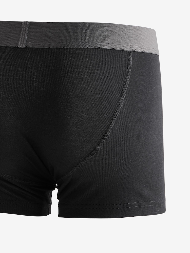 Schwarzer Streifen - 4er-Pack - Boxershorts aus 100 % Baumwolle - Image 3 of 4