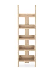 Light Bronx Oak Effect Narrow Ladder Shelving - Image 6 of 8