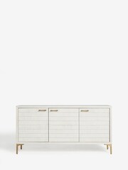 Light Isla Mango Wood Textured Front Large Sideboard - Image 5 of 9