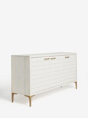 Light Isla Mango Wood Textured Front Large Sideboard - Image 7 of 9