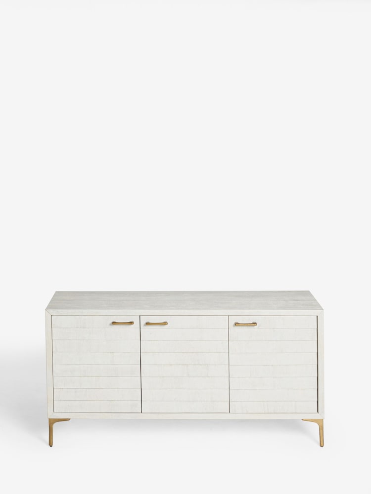 Light Isla Mango Wood Textured Front Large Sideboard - Image 8 of 8