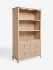Light Natural Soild Mango Wood Bookcase Shelf - Image 4 of 8