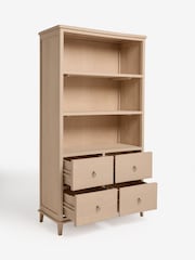 Light Natural Soild Mango Wood Bookcase Shelf - Image 6 of 8