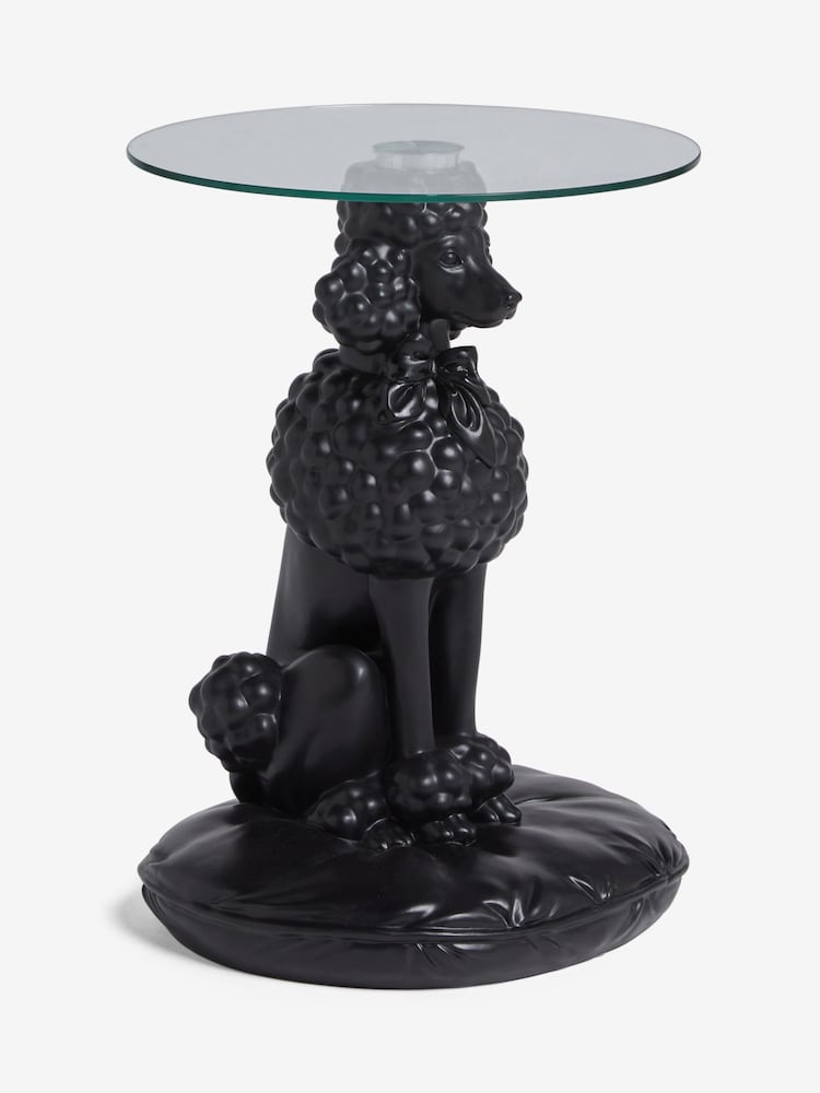 Black Patricia Poodle Shaped Side Table - Image 4 of 4