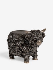 Bronze Hamish Resin Shaped Side Table - Image 5 of 6