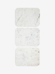 Light Grey Valencia Marble Mango Wood Wide Ladder Shelf - Image 13 of 13