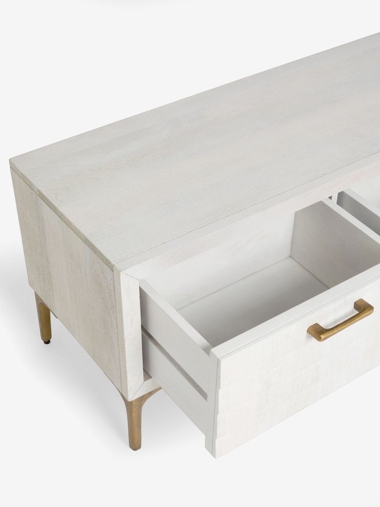Light Isla Mango Wood Textured Front Up to 60 inch TV Unit - Image 10 of 10
