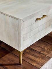 Light Isla Mango Wood Textured Front Up to 60 inch TV Unit - Image 4 of 10