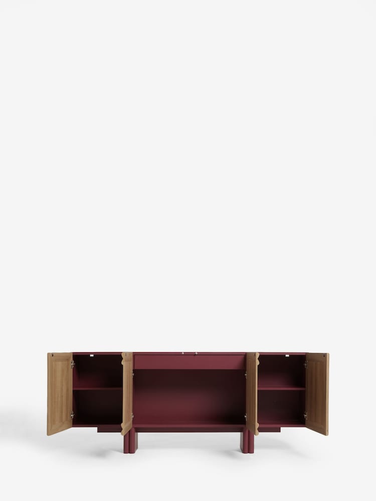 Red Sideboard - Image 2 of 5 Red Sideboard - Image 2 of 5