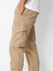 Threadbare Brown Cargo Style Trousers - Image 3 of 4