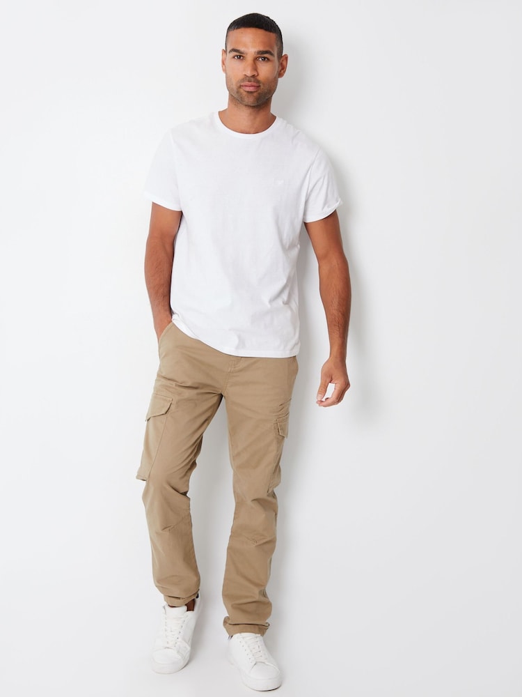 Threadbare Brown Cargo Style Trousers - Image 4 of 4
