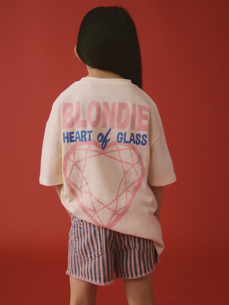 Blondie Ecru White Graphic Print T-Shirt (3-16yrs) - Image 1 of 7 Blondie Ecru White Graphic Print T-Shirt (3-16yrs) - Image 1 of 7