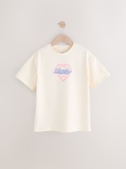 Ecru White Blondie Oversized Band License 100% Cotton T-Shirt (3-16yrs) - Image 4 of 7