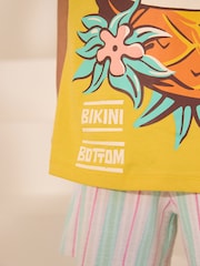 Yellow 100% Cotton Spongebob Oversized Graphic T-Shirt (3-16yrs) - Image 2 of 3