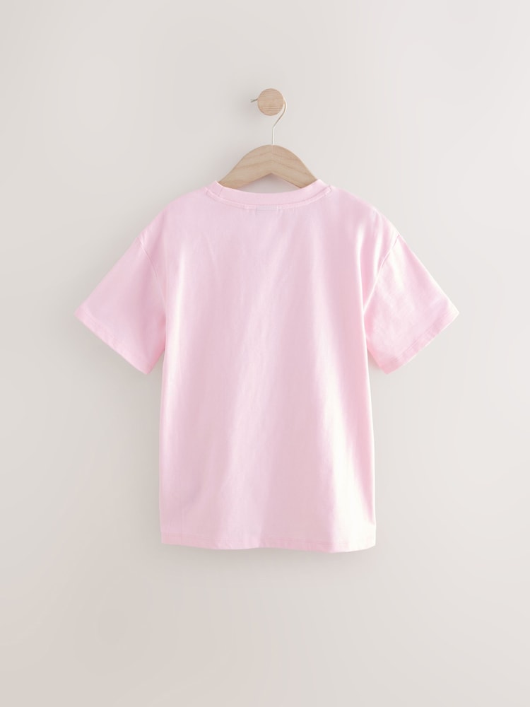 Pink - Oversized Oasis License Band T-Shirt (3-16yrs) - Bild 4 von 4