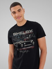 All + Every Black Shelby Cobra 1965 Est 1962 Mens 100% Cotton T-Shirt - Image 1 of 5