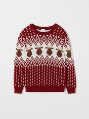 Czerwony - Sweter Polarn O. Pyret na Boże Narodzenie z bawełny organicznej - Image 2 of 5
