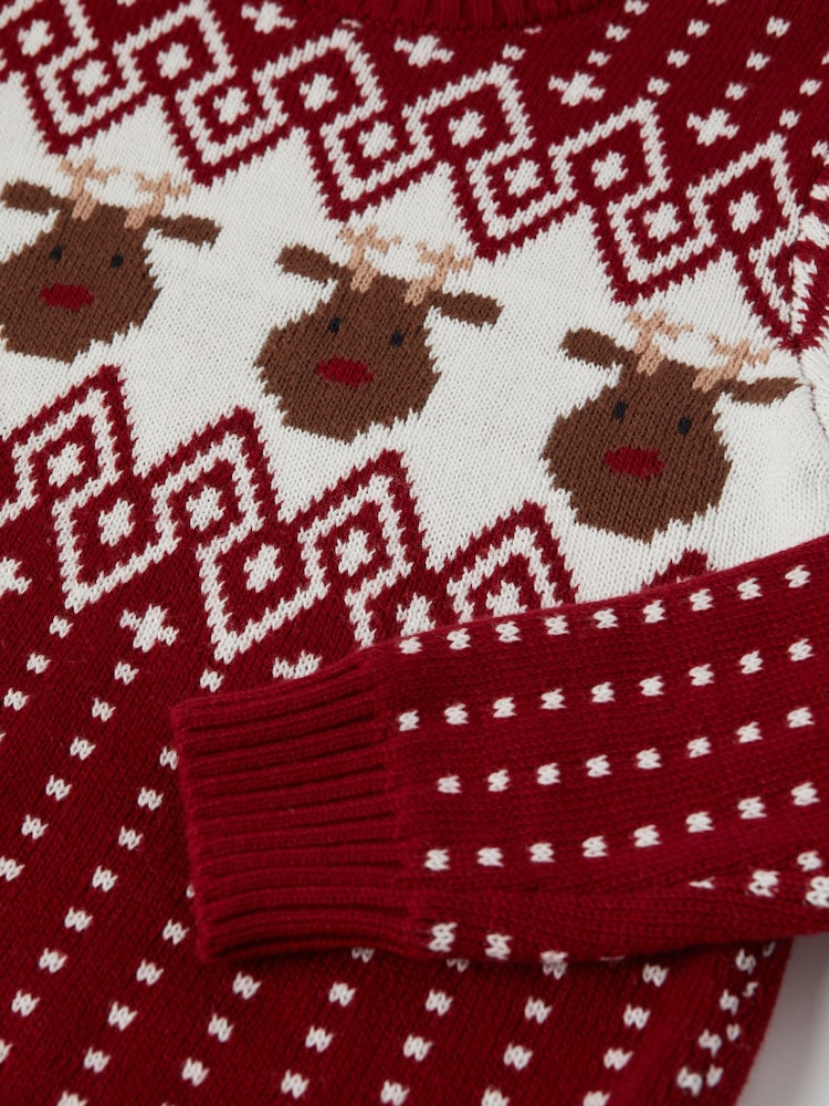 Czerwony - Sweter Polarn O. Pyret na Boże Narodzenie z bawełny organicznej - Image 5 of 5