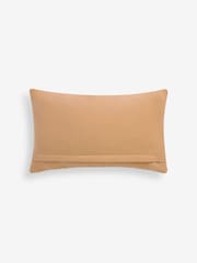 Blue Indoor Outdoor Jute Sun Slogan Cushion - Image 5 of 6
