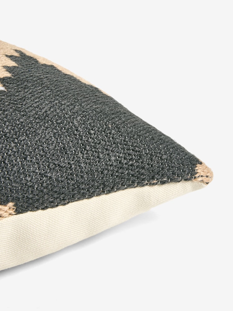 Geometric Woven Indoor Outdoor 50 x 30cm Cushion - Изображение 6 из 6
