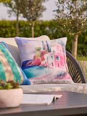 Ibiza Indoor Outdoor Printed Cushion - Bild 1 von 5