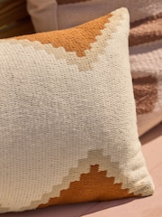 Geometric Woven Indoor Outdoor 50 x 30cm Cushion - Изображение 3 из 6
