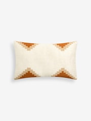 Geometric Woven Indoor Outdoor 50 x 30cm Cushion - Изображение 4 из 6