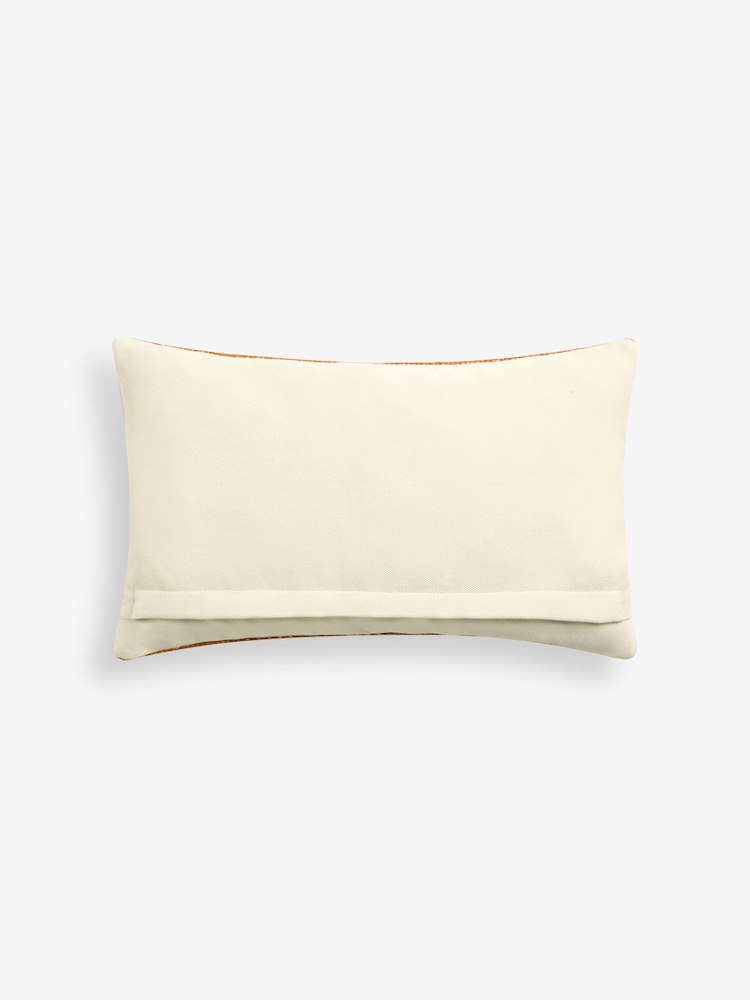 Coussin géométrique tissé extérieur 50 x 30cm - Image 5 of 6
