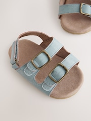 Blue Touch Fastening Corkbed Baby Sandals (0-24mths) - Image 5 of 7
